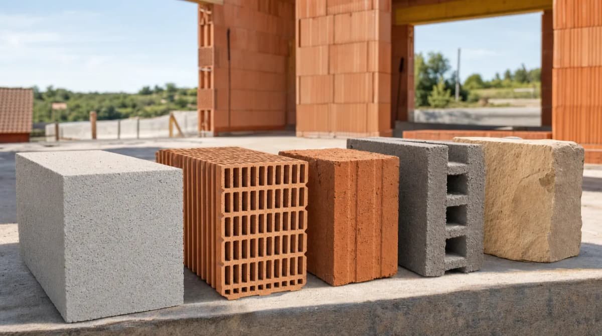 Nosné zdivo: jaký materiál vybrat na rodinný dům