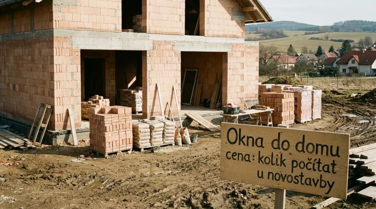 Okna do domu cena: kolik počítat u novostavby