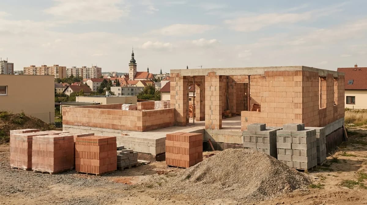 Stavební materiál Pardubice — ušetřete až 340 000 Kč na stavbě